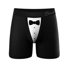 Load image into Gallery viewer, The 009 | Black Tuxedo Ball Hammock® Pouch Underwear