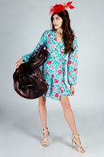 Load image into Gallery viewer, vintage derby wrap dress