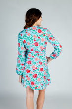 Load image into Gallery viewer, floral wrap dress