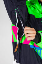Load image into Gallery viewer, retro black ski suit with side pocket