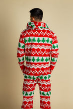 Load image into Gallery viewer, Red and green christmas adult pjs