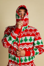Load image into Gallery viewer, Men's Christmas onesie pjs