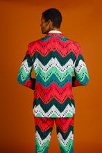 Load image into Gallery viewer, mens red and green Christmas outfit