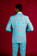 Load image into Gallery viewer, Festive Winter Candy Cane Blazer