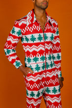 Load image into Gallery viewer, Men's red and green flight suit