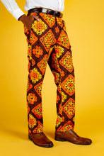 Load image into Gallery viewer, Orange thanksgiving suit for guys