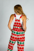 Load image into Gallery viewer, red ryder holiday pajamaralls for women
