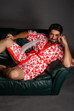 Load image into Gallery viewer, men's valentine's day kimono