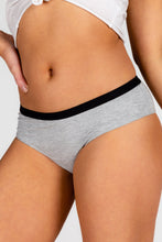 Load image into Gallery viewer, plain grey cheeky underwear