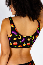 Load image into Gallery viewer, Women's reversible printed bralette