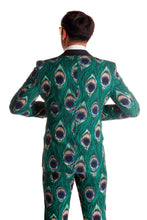 Load image into Gallery viewer, green peacock suit for men