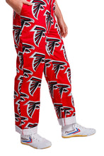 Load image into Gallery viewer, Pockets on red falcons overalls