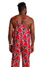 Load image into Gallery viewer, Back side mens NFL overalls atlanta falcons