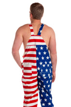 Load image into Gallery viewer, 4th of july overalls for men