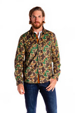 Load image into Gallery viewer, Men's camouflage long sleeve stretch shirt