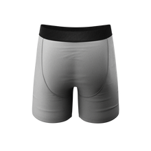 Load image into Gallery viewer, The 50 Shades Grey Ball Hammock® Pouch Underwear, a pair of boxer briefs for the experienced love maker, ensuring comfort and sensuality in the slumber zone.
