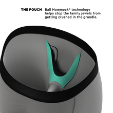 Load image into Gallery viewer, The 50 Shades | Grey Long Leg Ball Hammock® Pouch Underwear With Fly