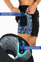 Load image into Gallery viewer, 7 inch athlete shorts with phone pocket