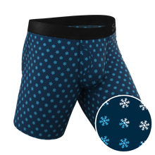 Load image into Gallery viewer, The Avalanche | Color Changing Snowflake Long Leg Ball Hammock® Pouch Underwear With Fly