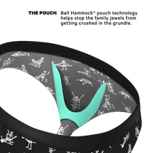 Load image into Gallery viewer, Black and white glow in the dark ball hammock