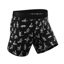 Load image into Gallery viewer, Glow in the Dark Skeletons Ball Hammock Underwear