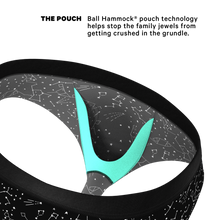 Load image into Gallery viewer, black glow in the dark constellations underwear brief