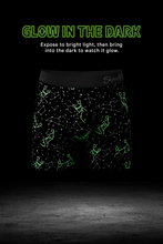 Load image into Gallery viewer, mens glow in the dark constellation ball pouch underwear