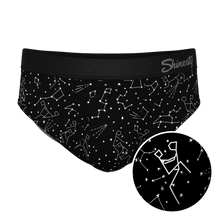 Load image into Gallery viewer, The Big Bang | Glow In The Dark Constellations Ball Hammock® Pouch Underwear Briefs Media 1 of 6