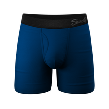 Load image into Gallery viewer, The Big Blue | Dark Blue Ball Hammock® Pouch Underwear With Fly
