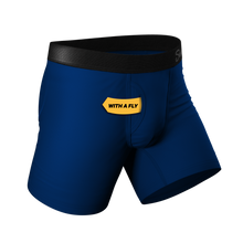 Load image into Gallery viewer, The Big Blue | Dark Blue Ball Hammock® Pouch Underwear With Fly