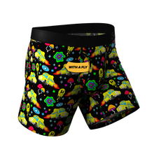 Load image into Gallery viewer, The Field Trip | School Bus Ball Hammock® Pouch Underwear With Fly