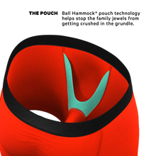 Load image into Gallery viewer, Close-up of Coney Islands Hot Dog Ball Hammock® Pouch Underwear with unique ball pouch design for ultimate comfort.