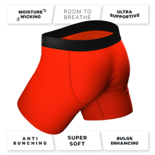 Load image into Gallery viewer, Coney Islands boxer briefs with Ball Hammock® pouch, featuring a hot dog print for ultimate comfort and support.
