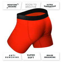 Load image into Gallery viewer, Boxer briefs with hot dog print Ball Hammock® pouch underwear.