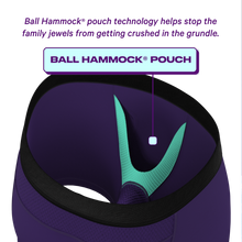 Load image into Gallery viewer, Plain dark purple pouch underwear