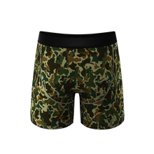 Load image into Gallery viewer, camouflage boxer briefs with fly