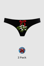 Load image into Gallery viewer, The holiday honey seamless thong 2 pack