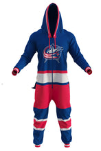 Load image into Gallery viewer, men's columbus blue jackets onesie