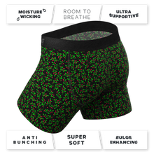 Load image into Gallery viewer, Green and black pouch underwear