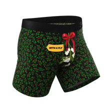 Load image into Gallery viewer, The Kiss Me There | Mistletoe Ball Hammock® Pouch Underwear With Fly