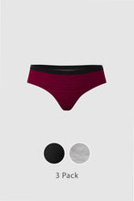 Load image into Gallery viewer, The Mini Bar | Solid Cheeky Underwear 3 Pack