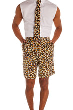 Load image into Gallery viewer, short sleeve leopard suit