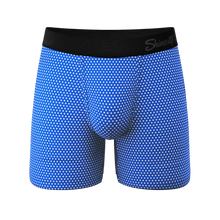 Load image into Gallery viewer, The Manhattan Man | Light Blue Stars Ball Hammock