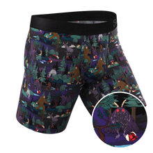 Load image into Gallery viewer, The Meal of Moths | Spooky Long Leg Ball Hammock® Pouch Underwear With Fly