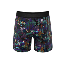Load image into Gallery viewer, A pair of men's underwear with cartoon characters and animals.