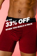 Load image into Gallery viewer, A man customizing his own underwear pack with Ball Hammock® Pouch underwear options.