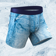 Load image into Gallery viewer, The Never Nude | Denim paradICE™ Cooling Ball Hammock® Pouch Underwear