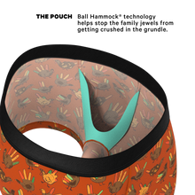Load image into Gallery viewer, Orange thanksgiving trunks underwear