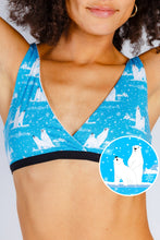 Load image into Gallery viewer, Polar Bear print bralette
