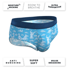 Load image into Gallery viewer, mens cloud themed briefs